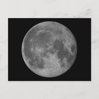 Cartão Postal Lua linda em 3D