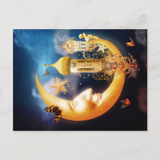 Cartão Postal Lua nova (Frente)