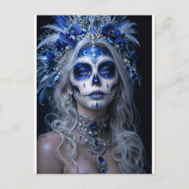 Cartão Postal Lua Safira Calavera – Azul Celestial