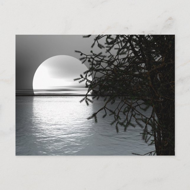 Cartão Postal Lua sobre a água (Frente)