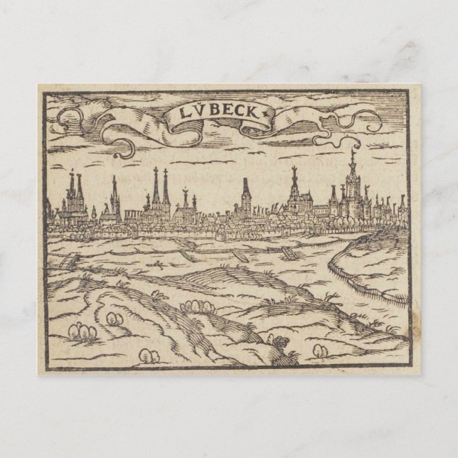 Cartão Postal Lübeck (Frente)