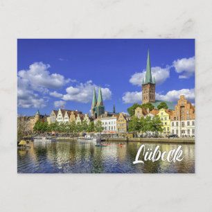 Cartão Postal Lubeck, Alemanha