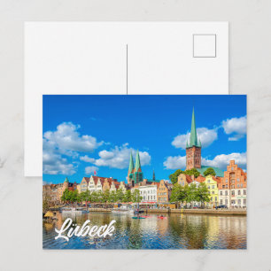 Cartão Postal Lubeck, Alemanha