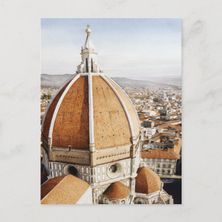Cartão Postal "Luce di Firenze" O Duomo Italy Watercolor