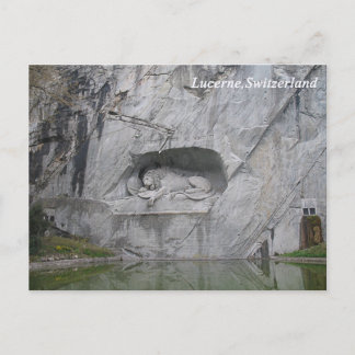 Cartão Postal Lucerne, Cartão-postal de Suiça