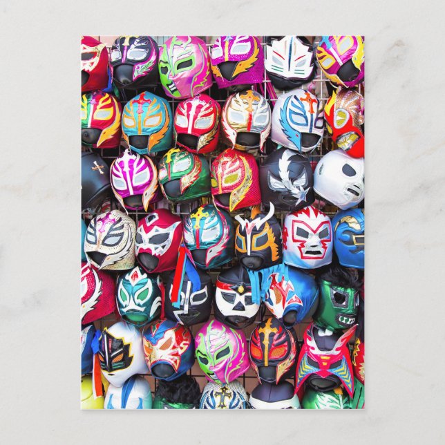 Cartão Postal Lucha Libre (Frente)