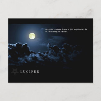 CARTÃO POSTAL LUCIFER