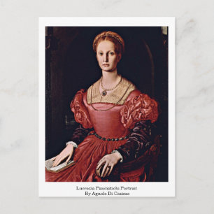 Cartão Postal Lucrezia Panciatichi Retrato De Angelo Bronzino