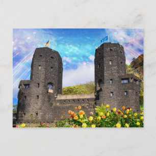 Cartão Postal Ludendorff Bridge permanece em Erpel, Remagen