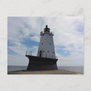 Cartão postal Ludington Michigan Lighthouse