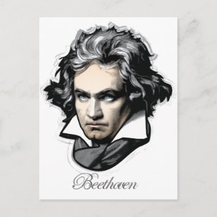 Cartão Postal Ludwig van Beethoven