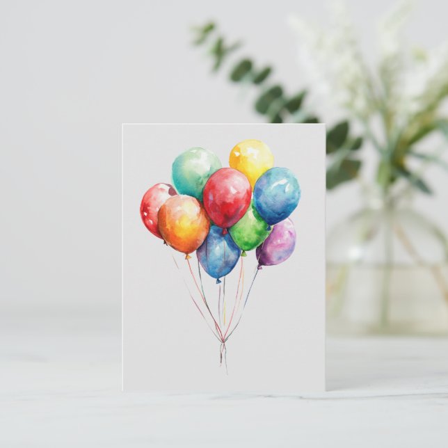 Cartão Postal Luftballons (Em pé/Frente)