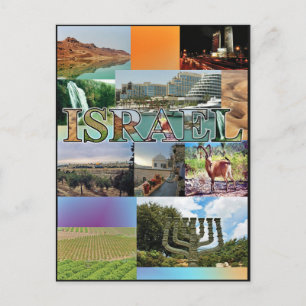 Cartão Postal lugares lindos em israel