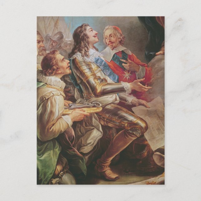 Cartão Postal Luís XIII dedica a Igreja de Notre-Dame (Frente)