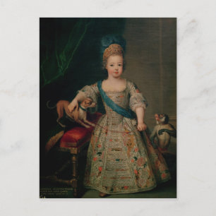 Cartão Postal Luís XV quando criança, 1714