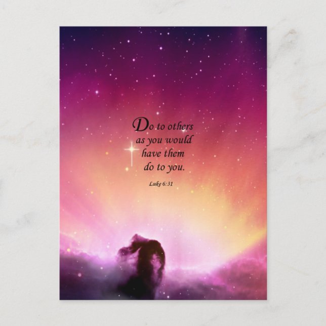 Cartão Postal Luke 6:31 (Frente)