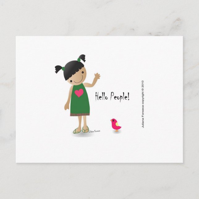 Cartão Postal Lully Postal (Frente)