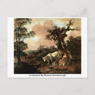 Cartão Postal Lumberjack Por Thomas Gainsborough