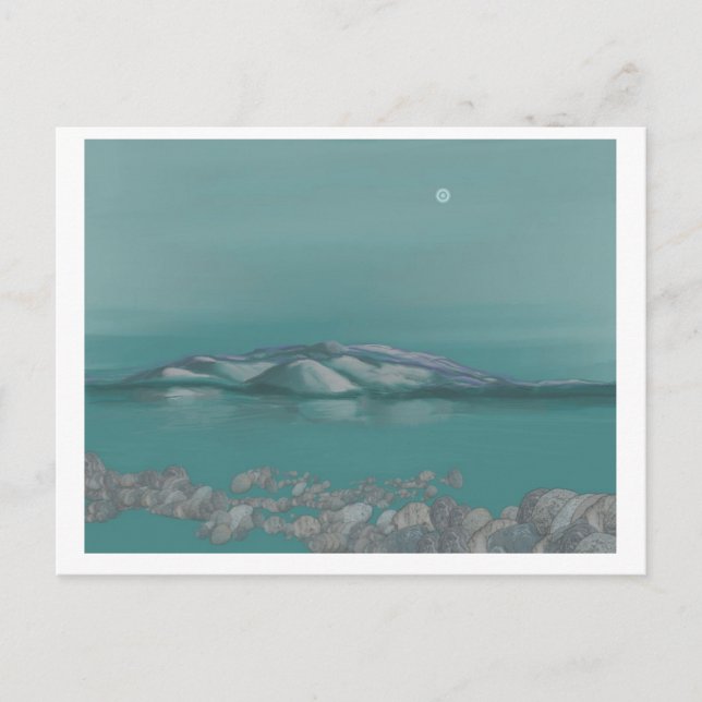 Cartão Postal luminosidade do óleo (Frente)