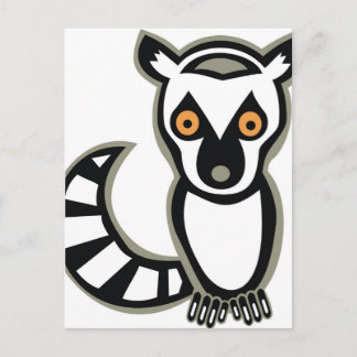 CARTÃO POSTAL LUNA LEMUR