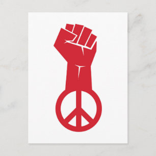Cartão Postal Luta Pela Paz