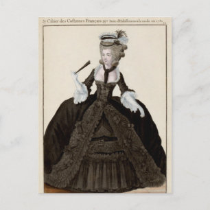 Cartão Postal Lutando com a placa de Posto do século 18