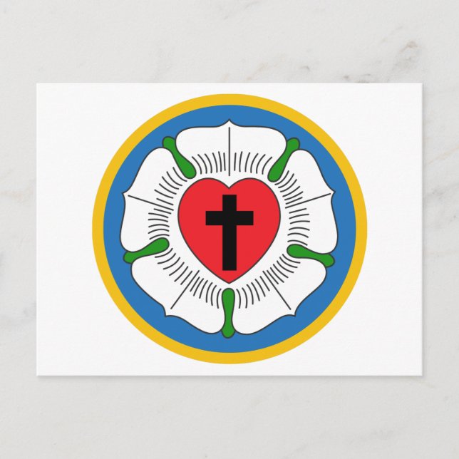 Cartão Postal Luthers Rosa (Frente)