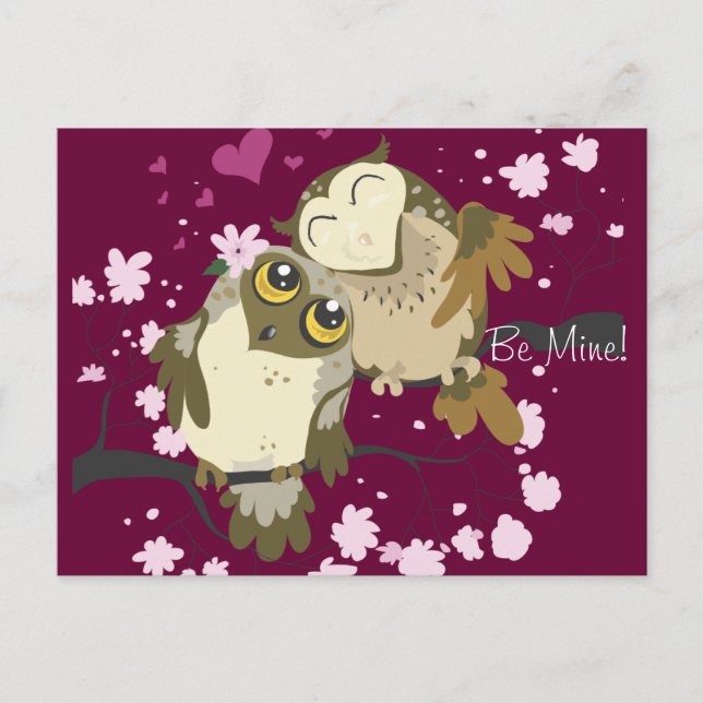 Cartão Postal Luv Birds~cartão postal (Frente)