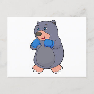 Cartão Postal Luvas de Boxer Boxer Mole