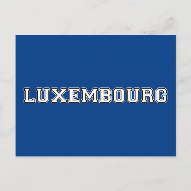 Cartão Postal Luxemburgo (Frente)