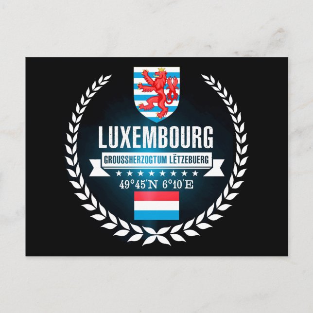 Cartão Postal Luxemburgo (Frente)