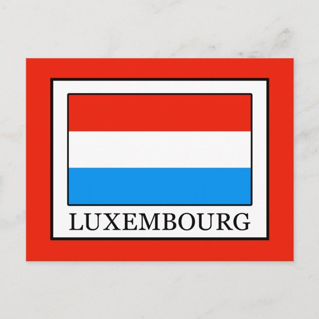Cartão Postal Luxemburgo (Frente)