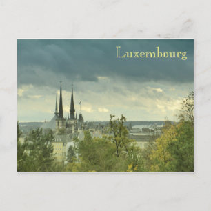 Cartão Postal Luxemburgo Nublado