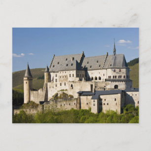 Cartão Postal Luxemburgo, Vianden. Vianden Chateau (b) 15
