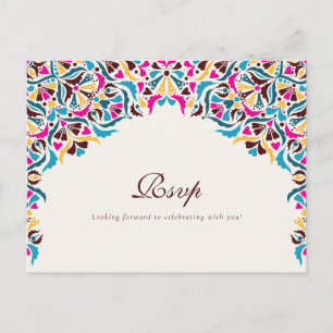 Cartão Postal Luxo Caprichoso Fronteira Floral Marfim Estilo Cas