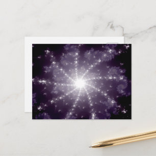 Cartão Postal Luz brilhante no final do túnel