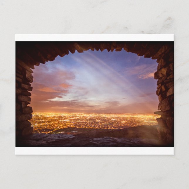 Cartão Postal Luz da cidade (Frente)