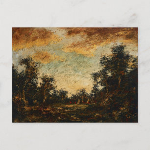 Cartão Postal Luz da Manhã por Ralph Albert Blakelock (1902)