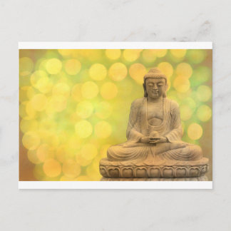 Cartão Postal luz de buda (amarela)