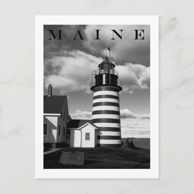 Cartão Postal Luz de Cabeça Quodada Ocidental (Frente)