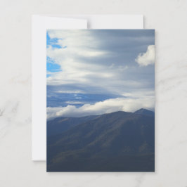 Cartão Postal Luz suave sobre o Monte Bogong