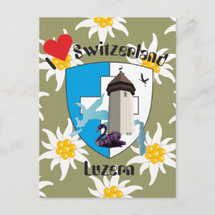 Cartão Postal Luzern Schweiz Postkarte