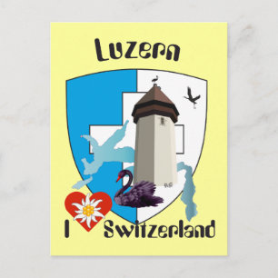 Cartão Postal Luzern Schweiz Postkarte