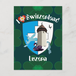 Cartão Postal Luzern Schweiz Postkarte