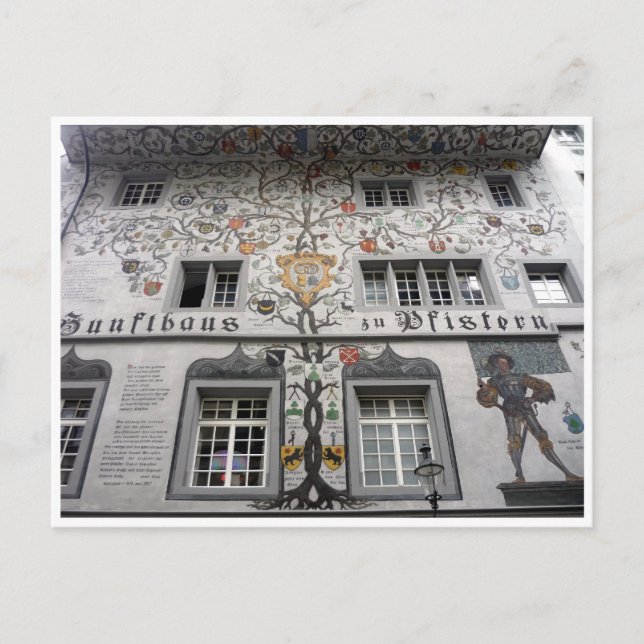 Cartão Postal luzerna zunfthaus (Frente)