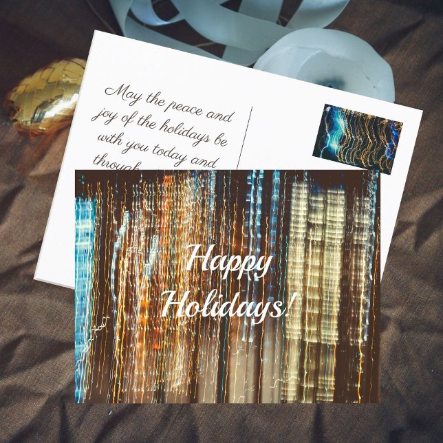 Cartão Postal Luzes de férias retrô (Criador carregado)