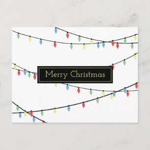 Cartão Postal Luzes de Natal
