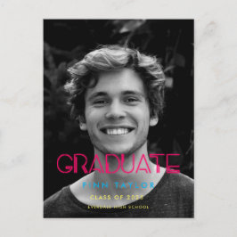 Cartão Postal Luzes de néon retrorreflectoras da década de 80 Gr