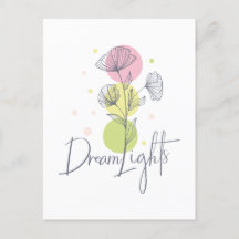 Luzes de Sonho Cores Pastel Florais