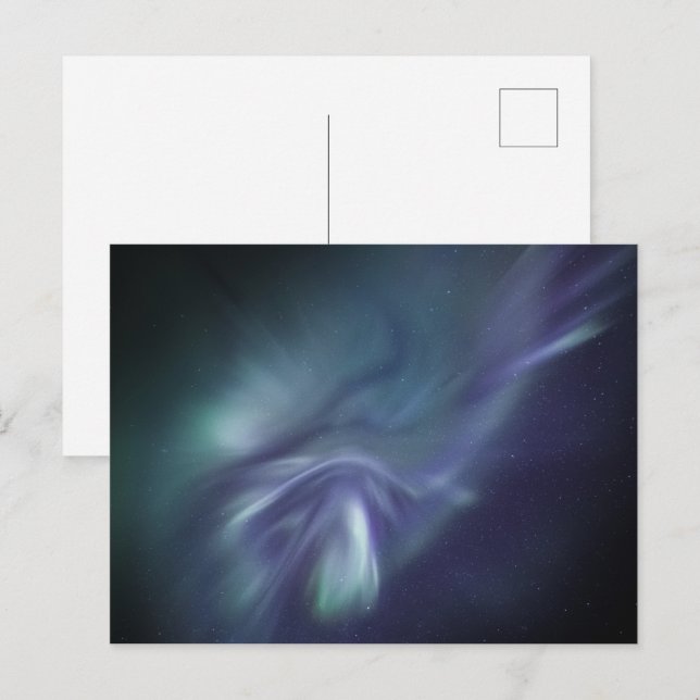 Cartão Postal Luzes do norte (Frente/Verso)